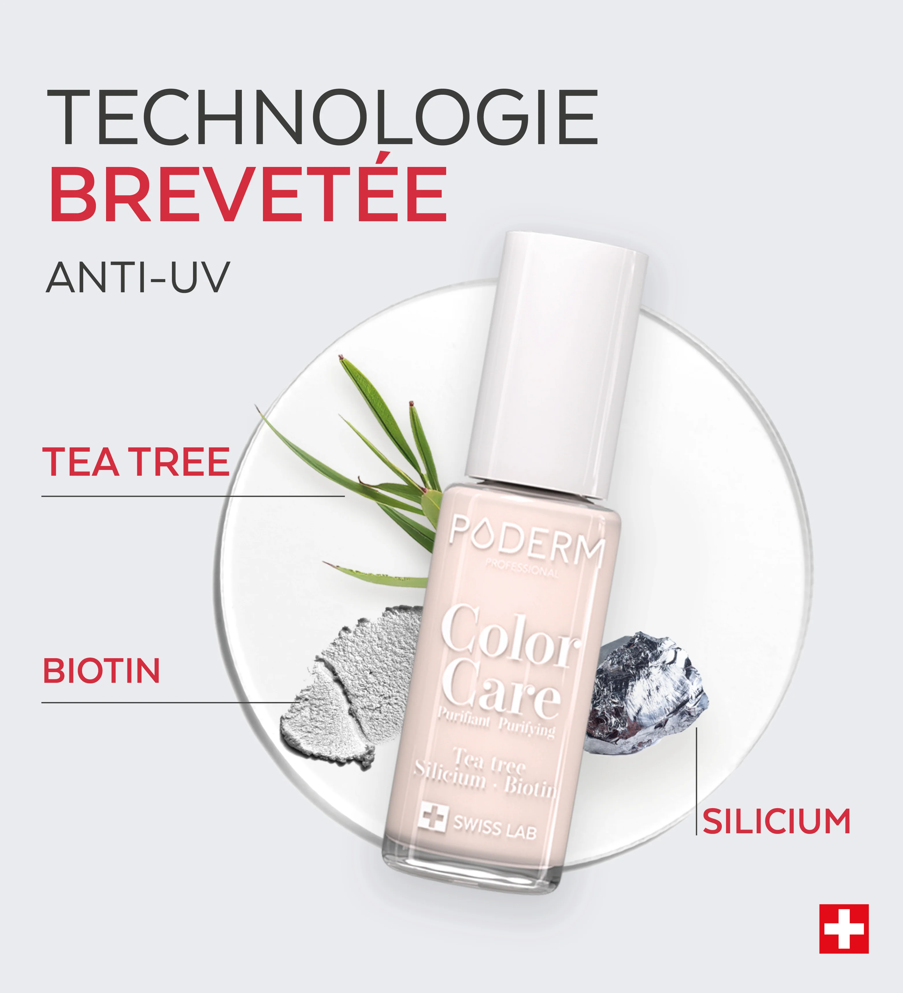 Vernis Color Care Tea Tree - Nude Blush - Image 4