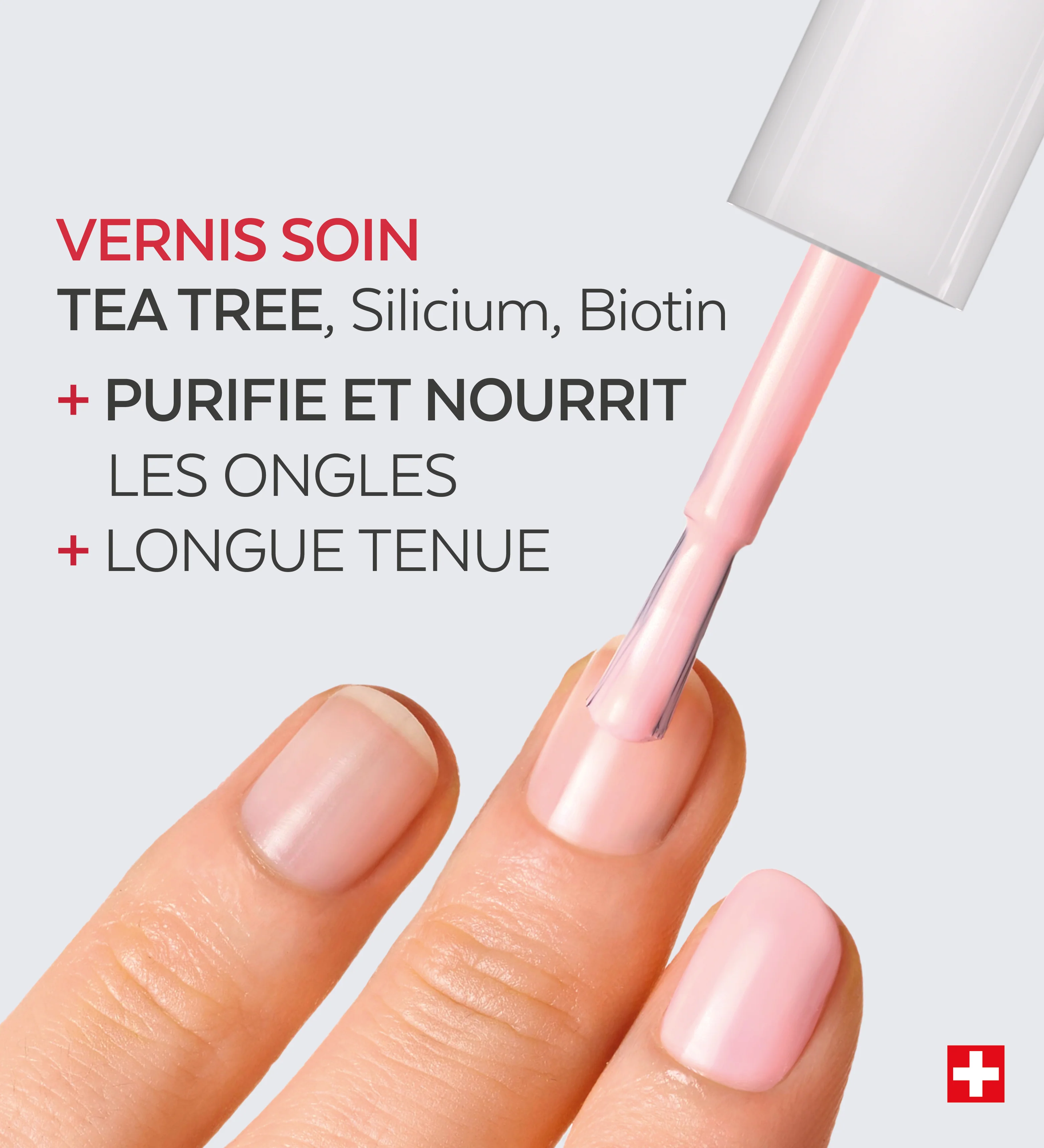 Vernis Color Care Tea Tree - Rose - Image 3
