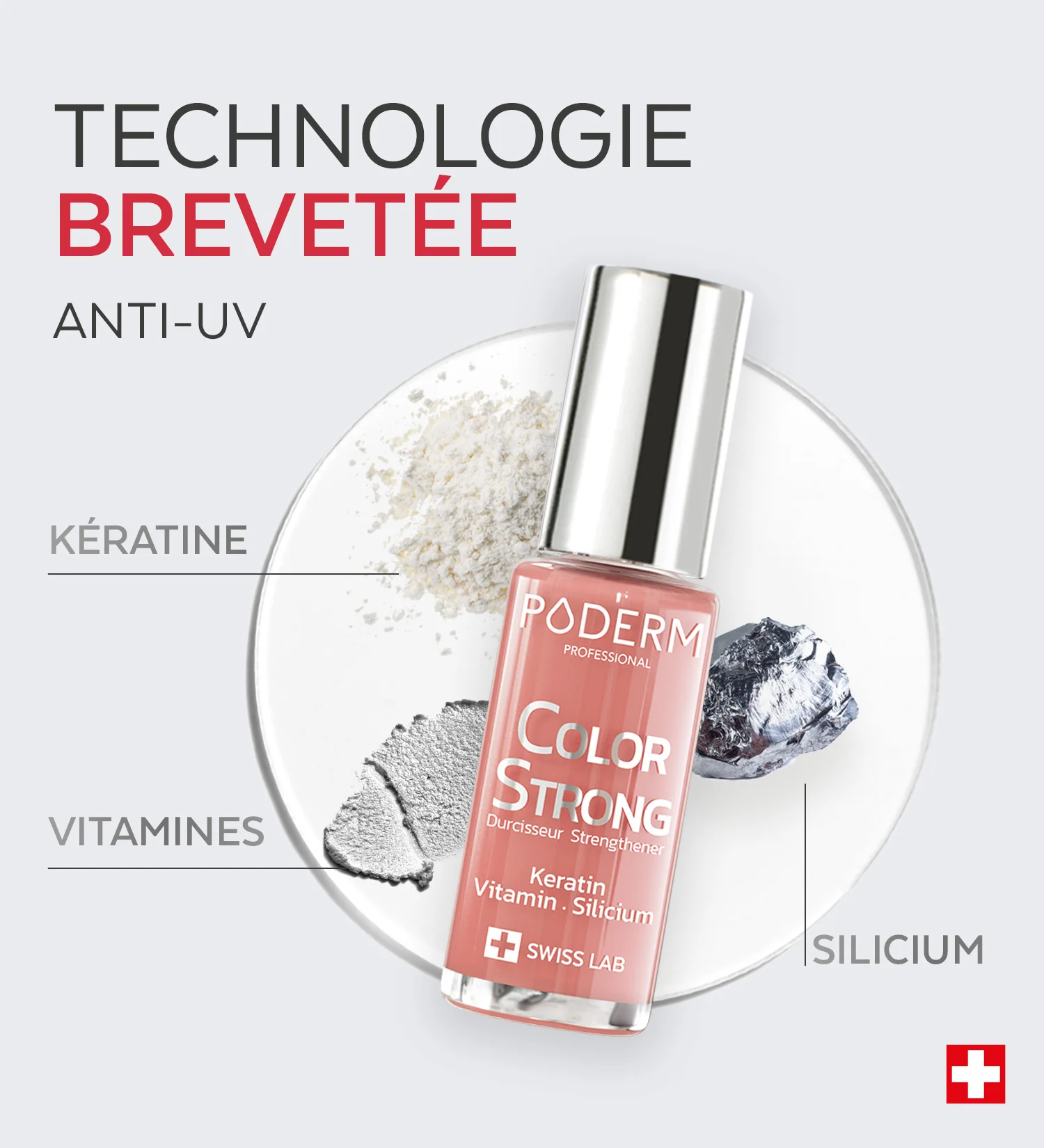 Vernis Color Strong Durcisseur - Corail light - Image 4